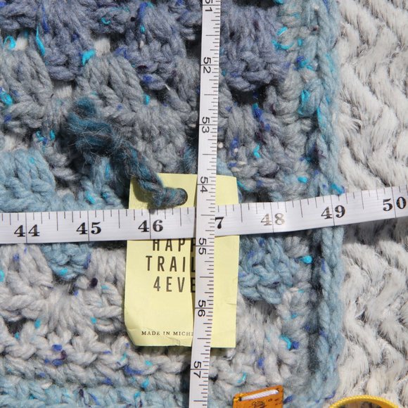 Granny Stripe Crochet Afghan Blanket Throw Baby Crib Cot New Ombre - Picture 6 of 6